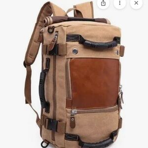KAKA Multifunction Laptop Bag Backpack Briefcase Carry-on Travel Hiking Nwt
